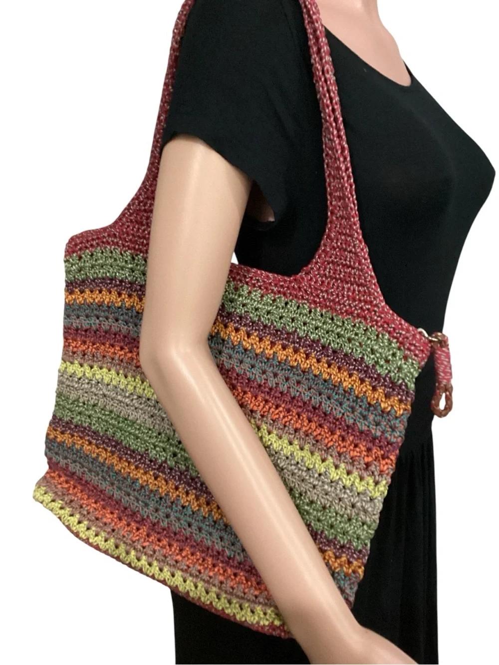 The Sak hand crocheted